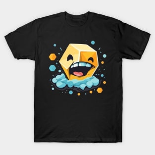 Hexagon LAughing character T-Shirt